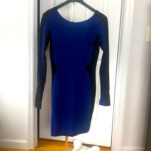 Amanda Uprichard body hugging long sleeve dress size Medium